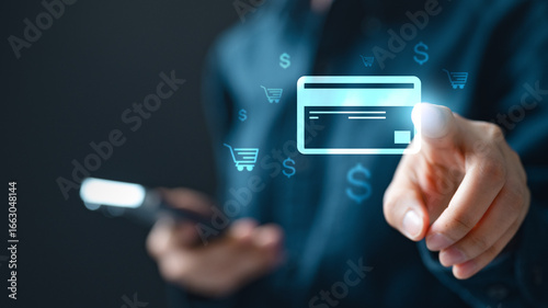 Photos Credit card online shopping payment