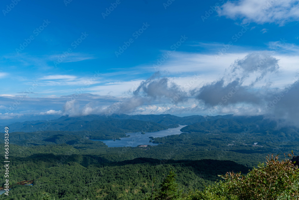 Naklejka premium 夏の磐梯山