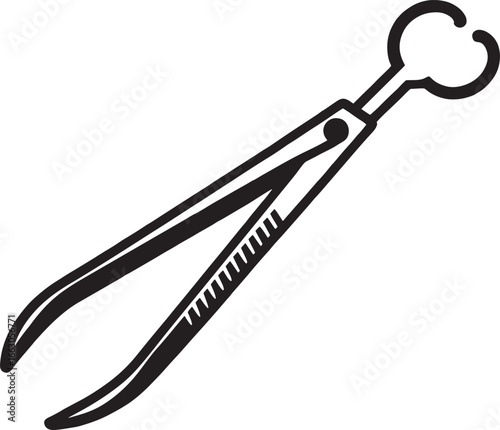 Dental Extraction Forceps Illustration