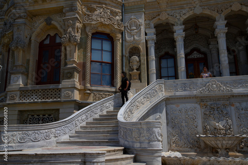 Canvas Print Küçüksu Pavilion or Göksu Pavilion is a pavilion located in the Küçüksu district of Istanbul, between the Göksu Stream and the Küçüksu Stream, on the Üsküdar-Beykoz coastal road on the Bosphorus