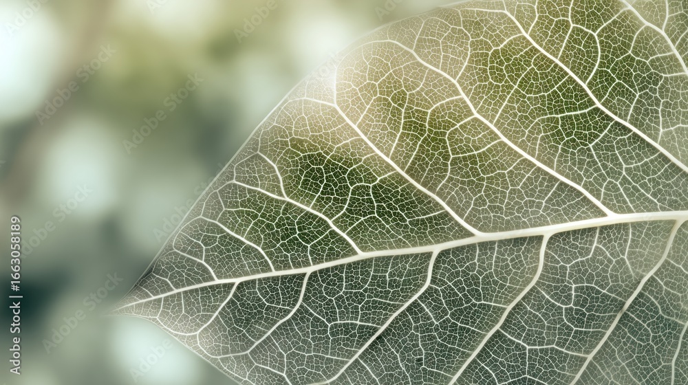 Obraz premium Leaf vein detail