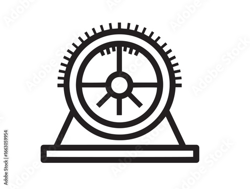 Premium Chartplotter Icon Illustrated With Sophisticated Clean Line Art