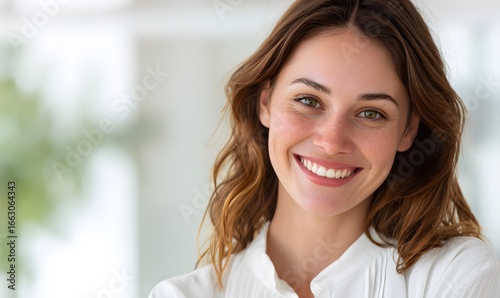 a dentist's office, with a white woman smiling Free Download a dentist's office, with a white woman smiling - GFXLoad
