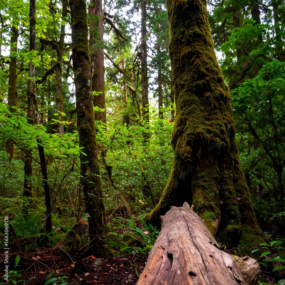 Fototapeta premium Lush forest floor (1)