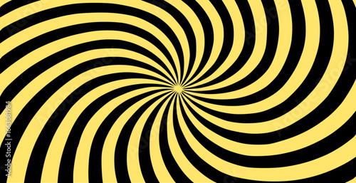 Radial sunburst background. Simple wallpaper with hypnotic rays, vector illustration