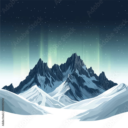 a mystical mountain range