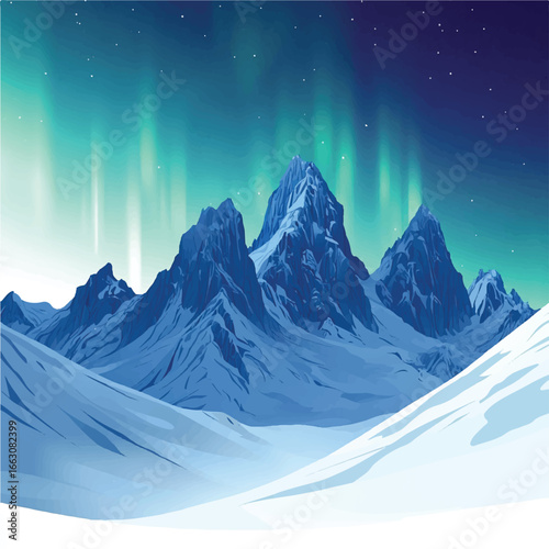 a mystical mountain range