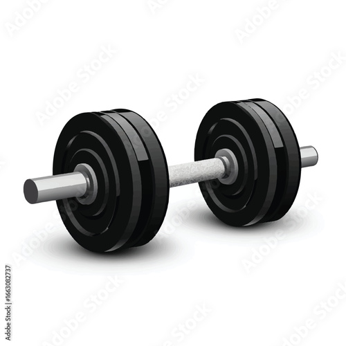 a pair of simple dumbbell