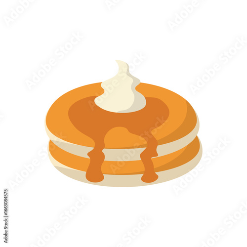 Pancakes Illustration