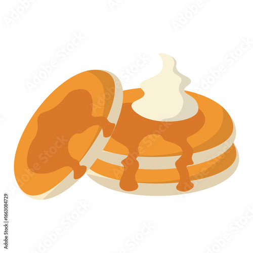 Pancakes Illustration