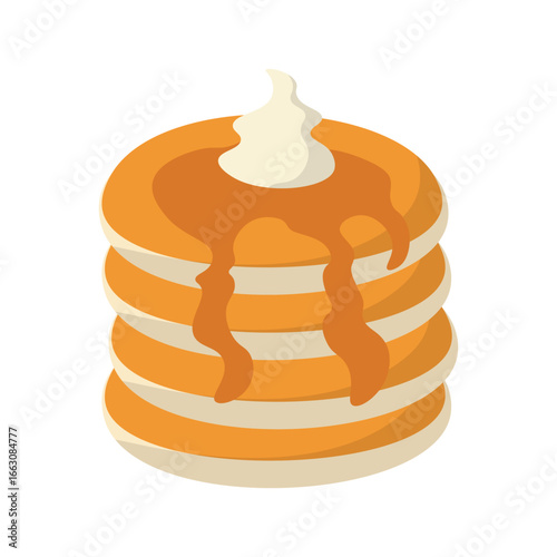 Pancakes Illustration