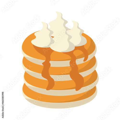 Pancakes Illustration