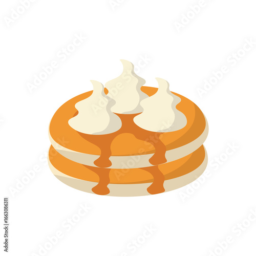 Pancakes Illustration