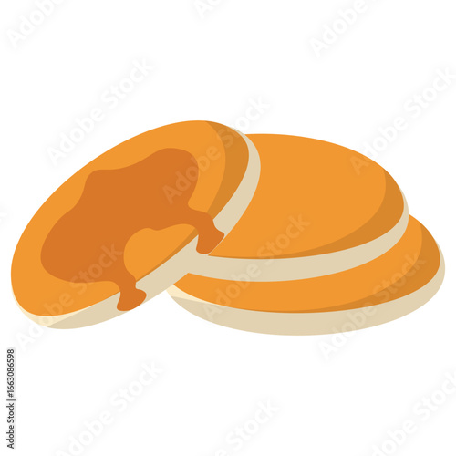 Pancakes Illustration
