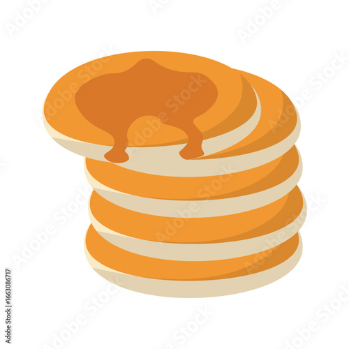 Pancakes Illustration