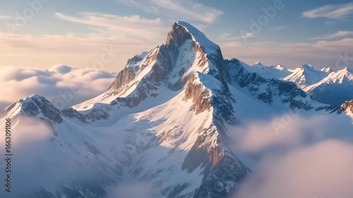 sunset in the mountains