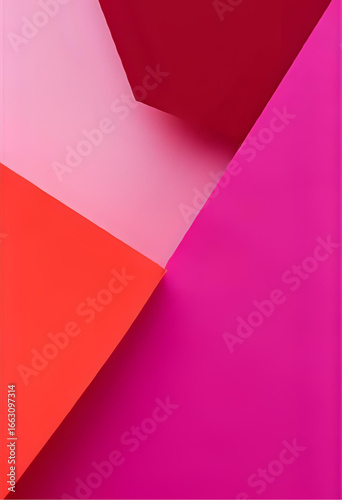 Pink and orange paper background