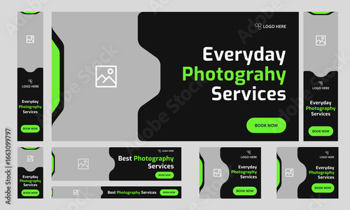 	
Vector illustration best photography web set banner design for social media post, web bundle banner design, customizable vector eps 10 file format