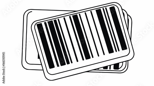 Barcode scan data information product identification code retail price tag label scanner technology system