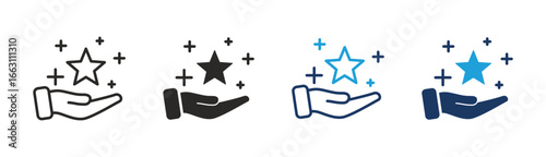 Set of Benefit icon collection in Multiple Style. Icon suitable for web and mobile application