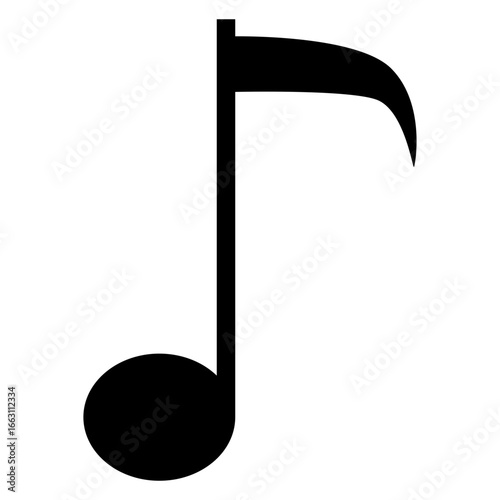 Símbolo música. Icono nota musical