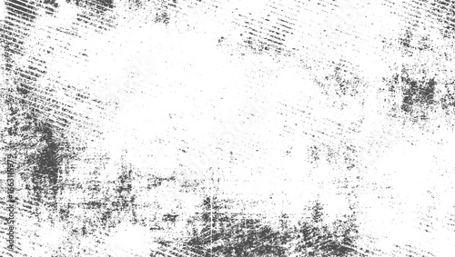 Old Grunge Black & White Texture – Distressed Overlay, Dirty Grain, Scratches, texture vector design on transparent background.