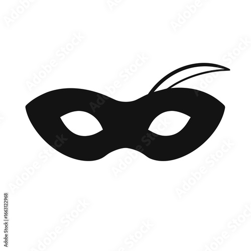 Mask superhero. Carnival mask icon. Vector 