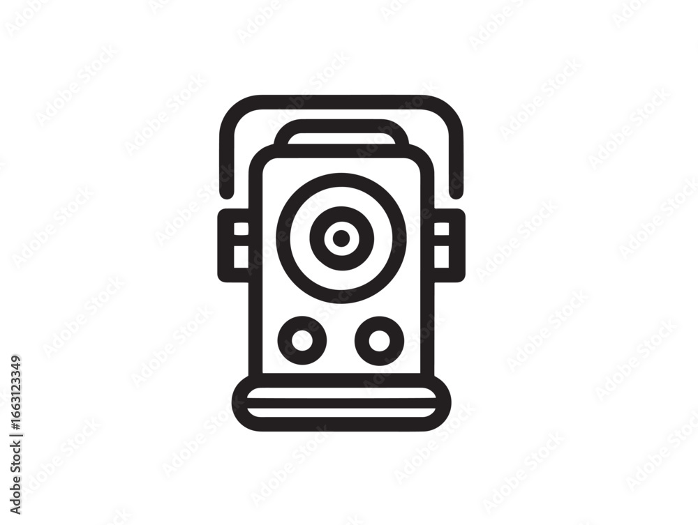 Fototapeta premium Professional Language Translator Device Icon in Simple Vector Format