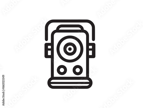 Professional Language Translator Device Icon in Simple Vector Format