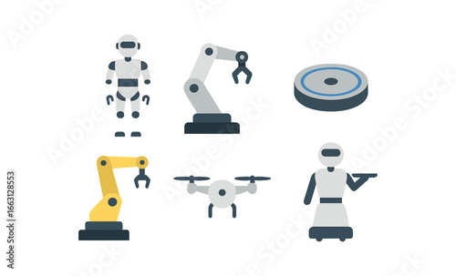 Futuristic robotics: drones, cyborgs, and automation in modern design