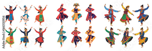 Traditional Folk Dancer Characters Collection