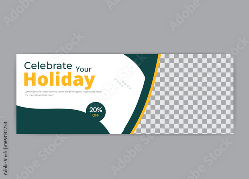 modern tourism marketing promotion web banner ,travel social media template.