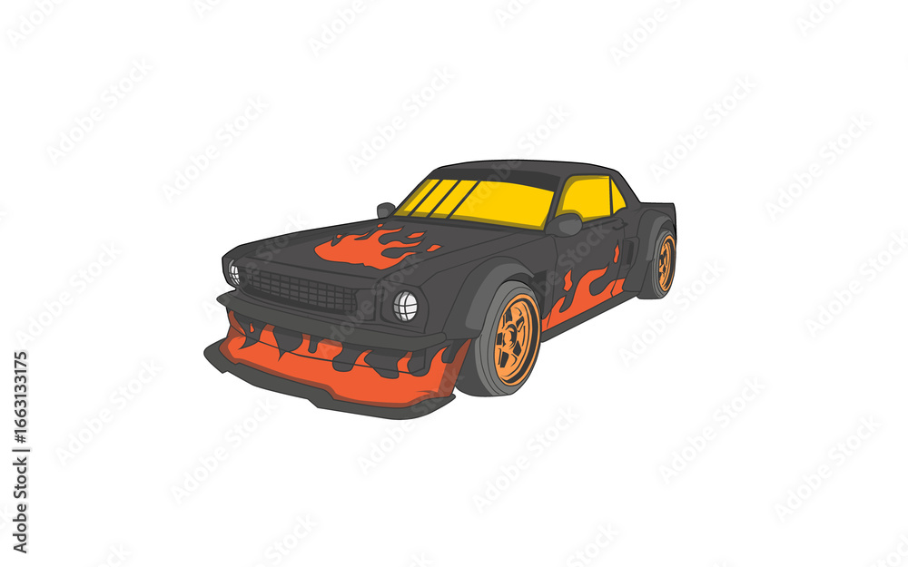 Naklejka premium Car Drift