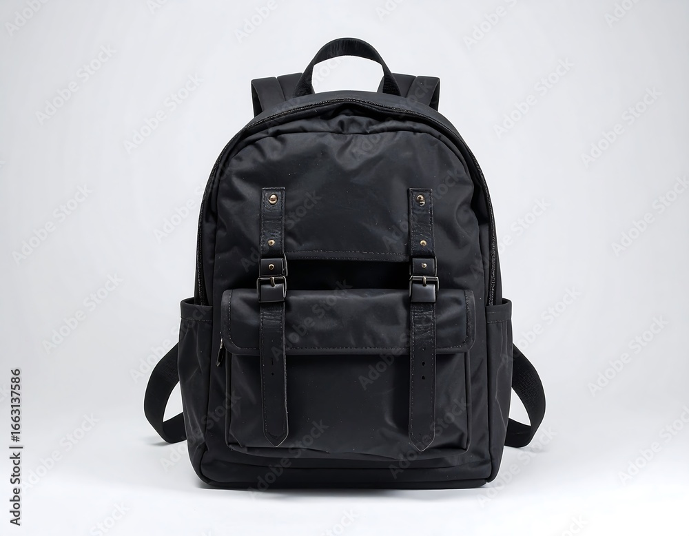 Naklejka premium Black backpack