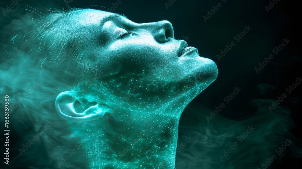 Fototapeta premium Artificial intelligence in healthcare enhancing diagnosis, personalizing treatments, reducing costs