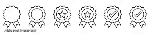 Certificate, Stamp, and Premium Label Vector Collection