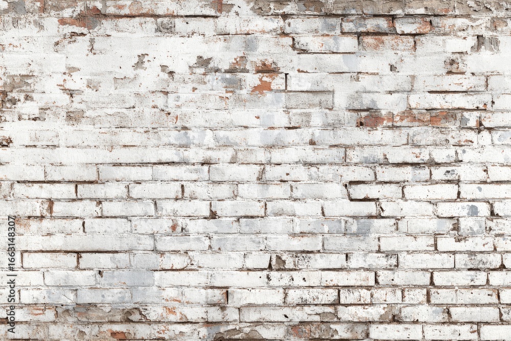 Fototapeta premium White Brick Wall Texture