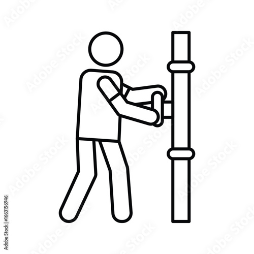 Plumber Vector Icon which can easily modify or edit