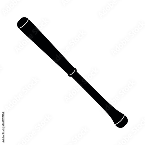 Musical rainstick instrument in detailed vector design Vector illustration