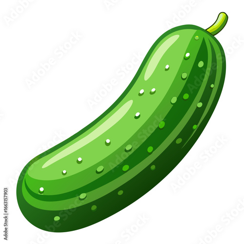 illustration of cucumber