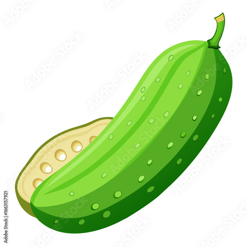illustration of cucumber
