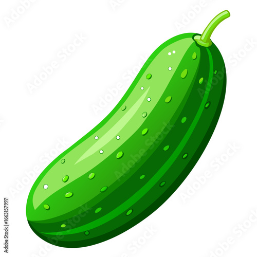 cucumber with leaf