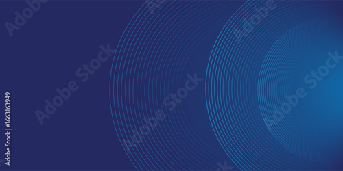 Bright blue dynamic abstract vector background with diagonal lines. 3d cover of business presentation banner for sale event night party. Fast moving soft circle wave line stripe decoration