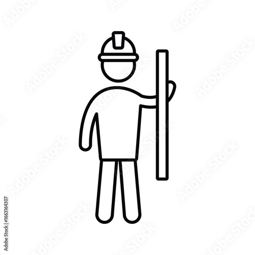 Architect Vector Icon which can easily modify or edit