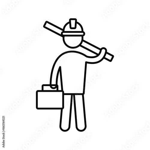 Architect  Vector Icon which can easily modify or edit