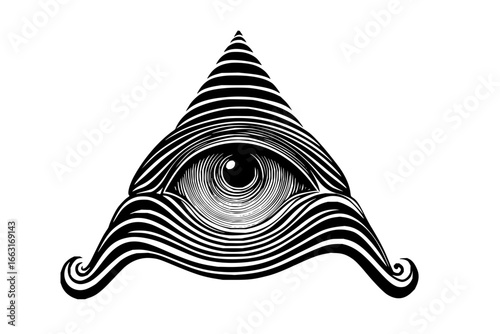 Third eye chakra symbol mystical spiritual vision intuition, and the sixth chakra mysticism and esoteric symbolism