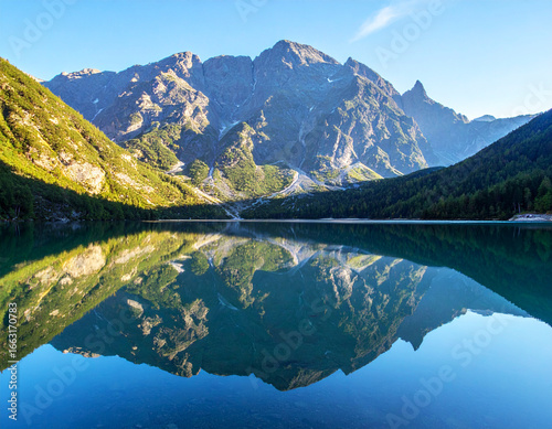 Crystal Clear Mountain Lake