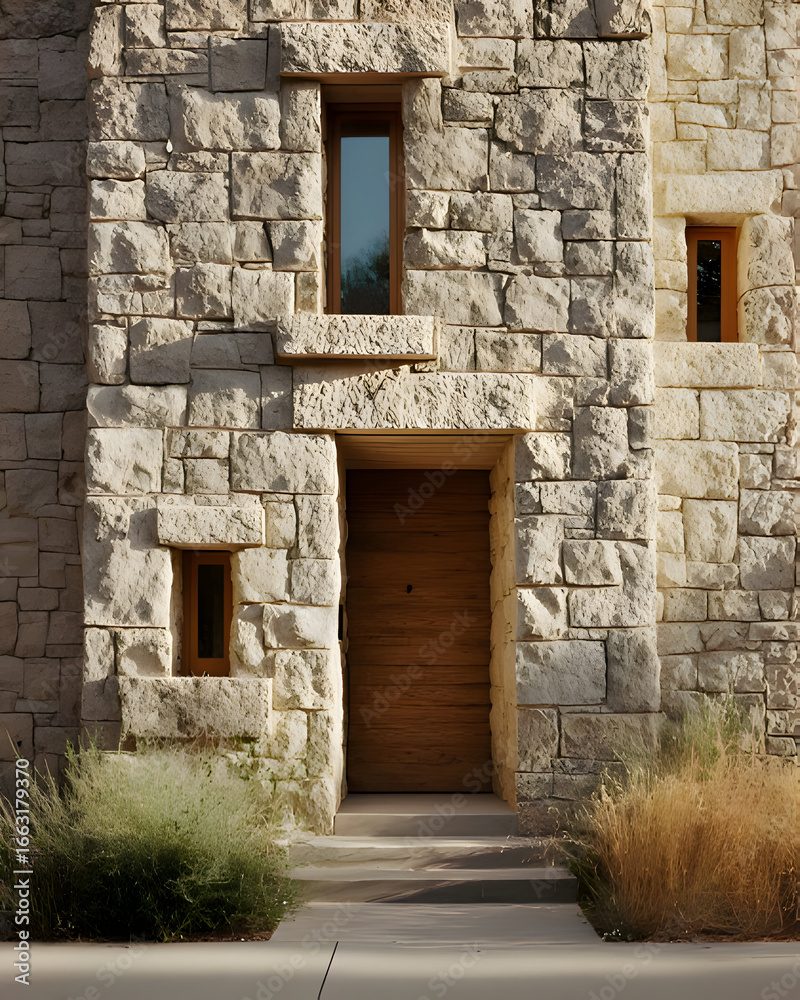 Naklejka premium old stone house