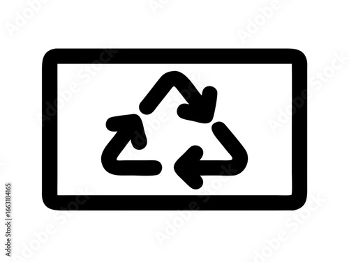 Set recycle icon sign – stock vector
