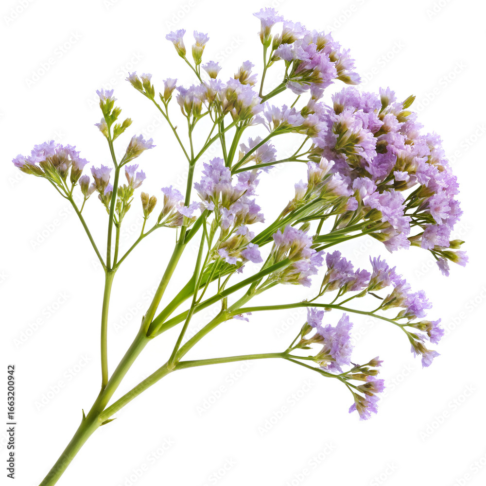 Fototapeta premium wild flowers isolated on white background